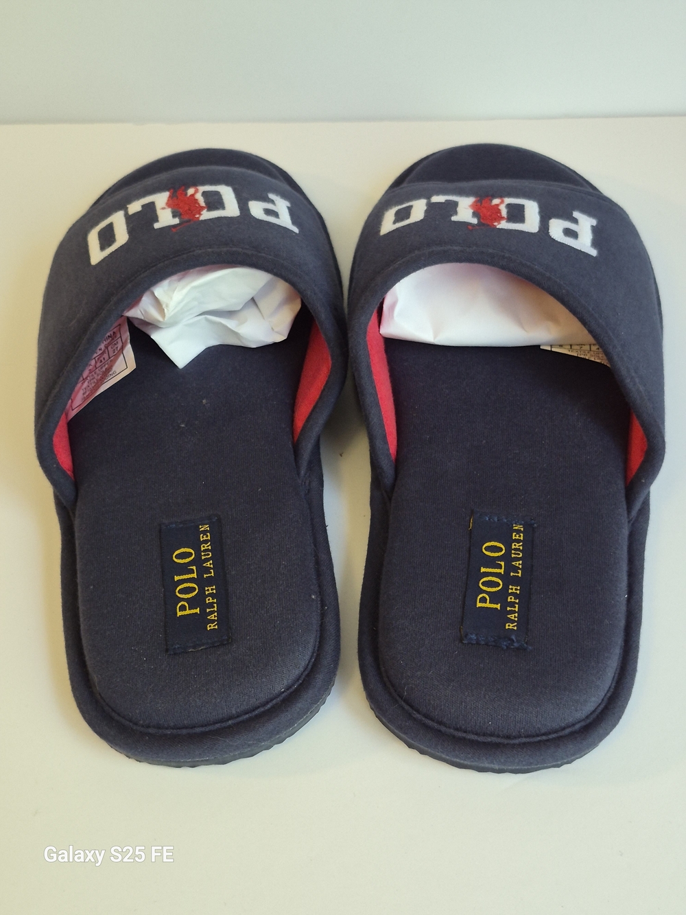 Navy Slide Sandals - Picture 5 of 5